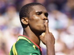 Samuel Eto'o da la victoria a su club. ARCHIVO /