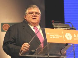 Agustín Carstens destaca el alza en la calificación soberana de México hecha por Fitch Ratings. NTX /