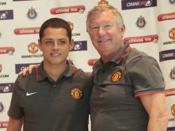 Javier Hernández llega al Manchester United en 2010 a petición de Alex Ferguson. ARCHIVO /