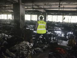 El incendio, cuyas causas se desconocen todavía,  se presentó en la madrugada del jueves. AP /