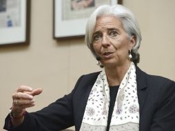 Christine Lagarde defendió en Londres la necesidad de retirar medidas proteccionistas en las economías avanzadas. AFP /