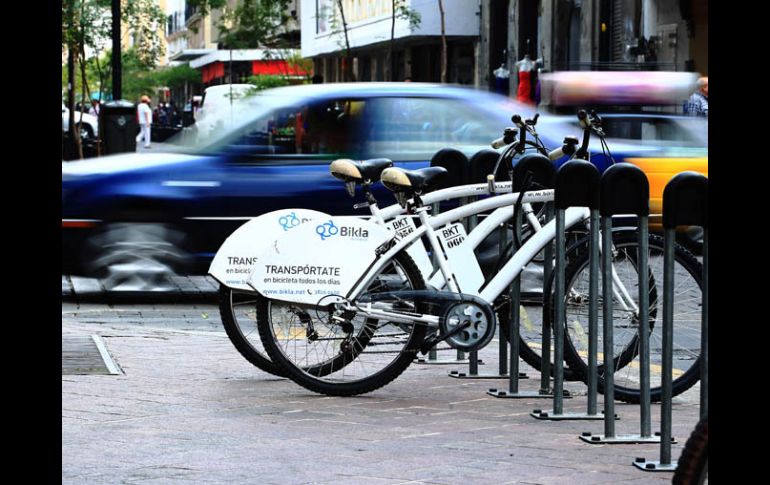 La primera etapa de la futura red de bici pública metropolitana pasará por Guadalajara, Zapopan y Tlaquepaque. ARCHIVO /