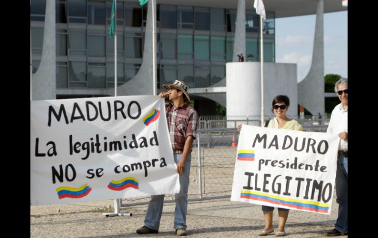 Opositores del presidente de Venezuela, Nicolás Maduro. EFE /