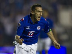 Christian Giménez espera que Cruz Azul siga en la línea de las victorias. AFP /