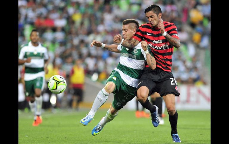 Cejas y Millar se verán de nuevo las caras en la cancha del Jalisco. EFE /