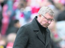 Ferguson se sentará mañana en el banquillo del Old Trafford por última vez, tras casi 27 años de dirigir al ManU. AFP /