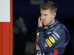 El piloto alemán Sebastian Vettel, de la escudería Red Bull, acaba tercero en la jornada de calificación del GP de España. EFE /