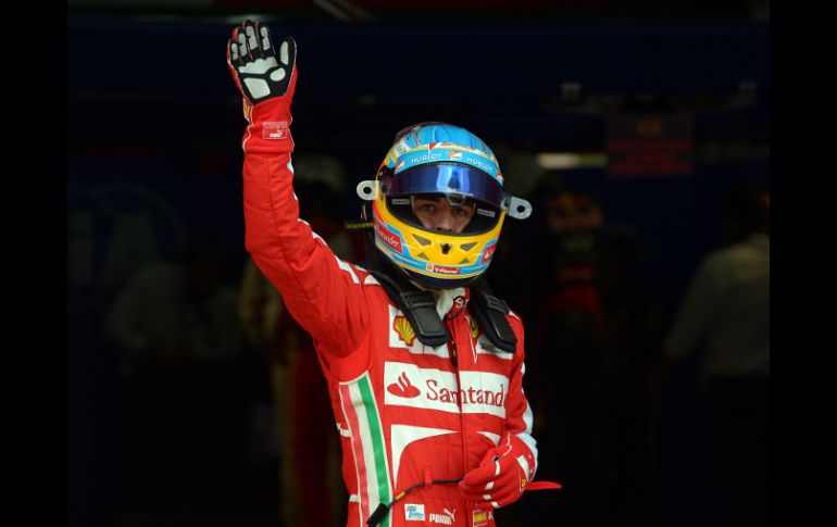 El piloto español, Fernando Alonso (Ferrari) ha obtenido el quinto mejor tiempo en la jornada de clasificación. AP /