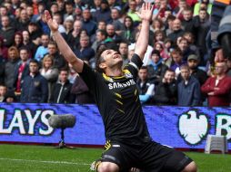 Frank Lampard celebra su segundo gol del partido. EFE /