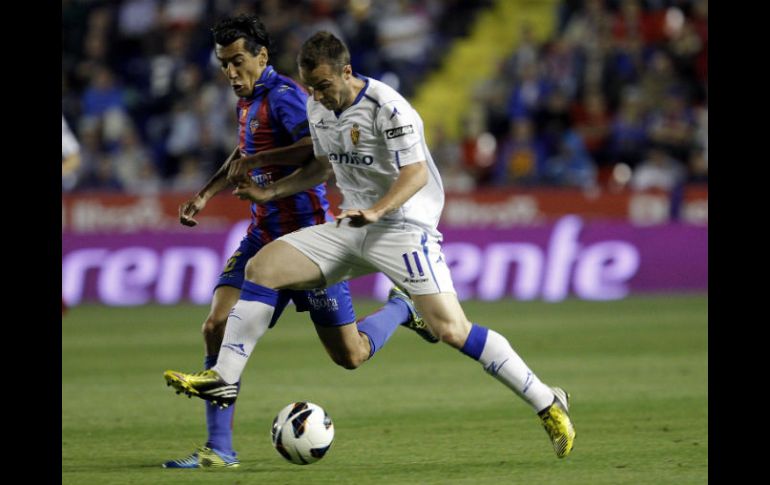 El club español empata ante Real Zaragoza. EFE /