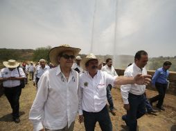 Funcionarios realizaron un recorrido por el Parque Ecológico Puente de Calderón.  /