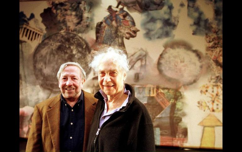 En 2008 muere el pintor estadounidense Robert Rauschenberg (izquierda) aquí con el coreógrafo Merce Cunningham. ARCHIVO /