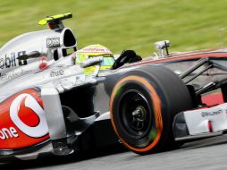 El piloto de McLaren termina una gran carrera, aunque atrás del lugar donde inició. EFE /