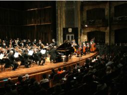 Para concluir el concierto, la OFCM ejecutó la pieza ''Sinfonía núm. 4 en Sol Mayor'', de Mahler. NTX /