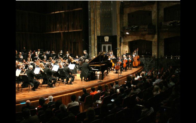 Para concluir el concierto, la OFCM ejecutó la pieza ''Sinfonía núm. 4 en Sol Mayor'', de Mahler. NTX /