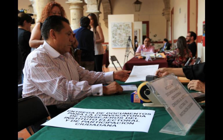 Registro de candidatos a cargos de consejeros en el IEPC.  /