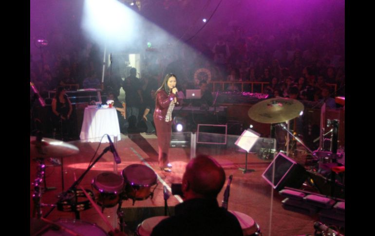 Ana Gabriel cantó el pasado 11 de mayo en Viña del Mar. ARCHIVO /