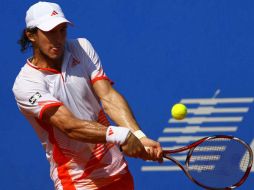 El tenista argentino Juan Monaco es derrotado por Benoit Paire durante la primera ronda del Masters 1000 de Roma. ARCHIVO /