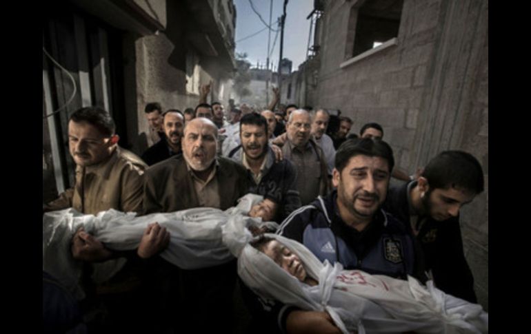 La fotografía de Paul Hansen sobre la tragedia palestina. AFP /