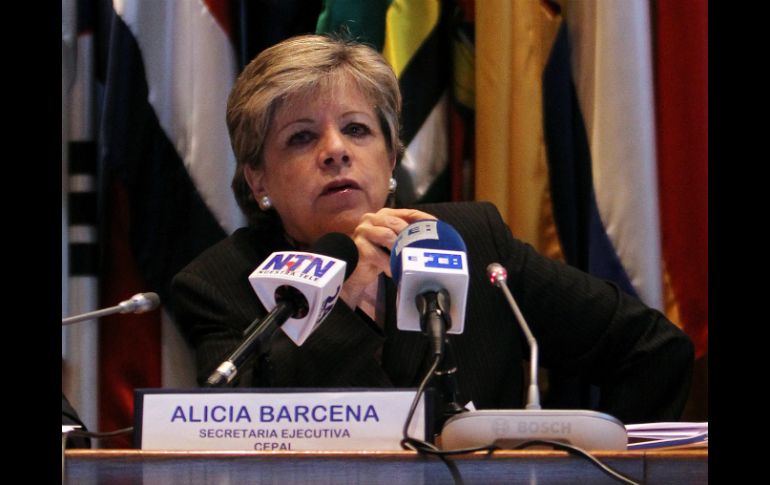 Alicia Bárcena señala que sólo en AL y África se registra un aumento en los flujos del IED. EFE /