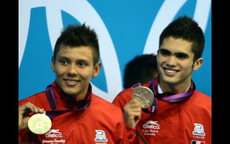 Germán Sánchez e Iván García se colgaron la plata en Londres 2012 y ahora apuntan a lo más alto del podio olímpico en Río 2016. AFP /