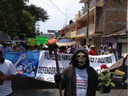 La coordinadora señala que el movimiento magisterial va a continuar hasta que se garanticen sus condiciones. NTX /