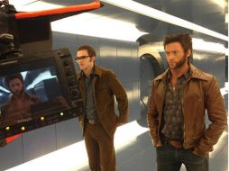 En la imagen aparece ''Wolverine'' junto a ''Hank McCoy'' en las renovadas instalaciones del ''Profesor Xavier''. ESPECIAL /