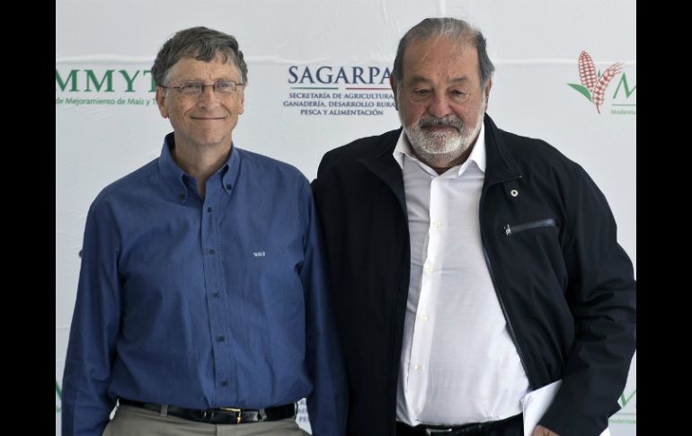 Gates y Slim inauguraron en febrero un complejo de biociencias agrícolas en Edomex. ARCHIVO /