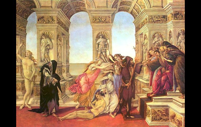 En 1510 muere en Florencia, Italia, Sandro Botticelli. Foto: ''La calumnia de Apeles''. ARCHIVO /