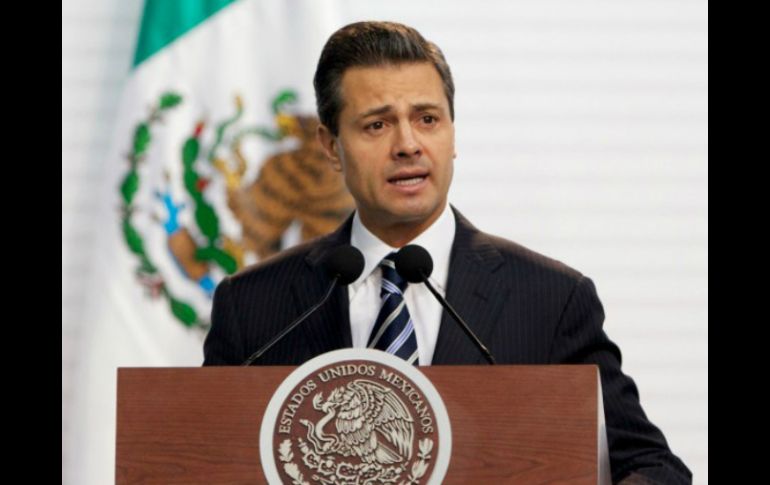 Hoy, el Presidente Peña Nieto se manifestó a favor de que los municipios logren una mayor recaudación fiscal. ARCHIVO /