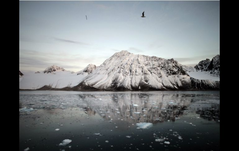 Las pérdidas de hielo más importantes se produjeron en los glaciares del  Ártico canadiense. EFE /