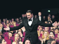 RECONOCIMIENTO. Leonardo DiCaprio durante la inauguración de la edición 66 del Festival de Cannes. AFP /