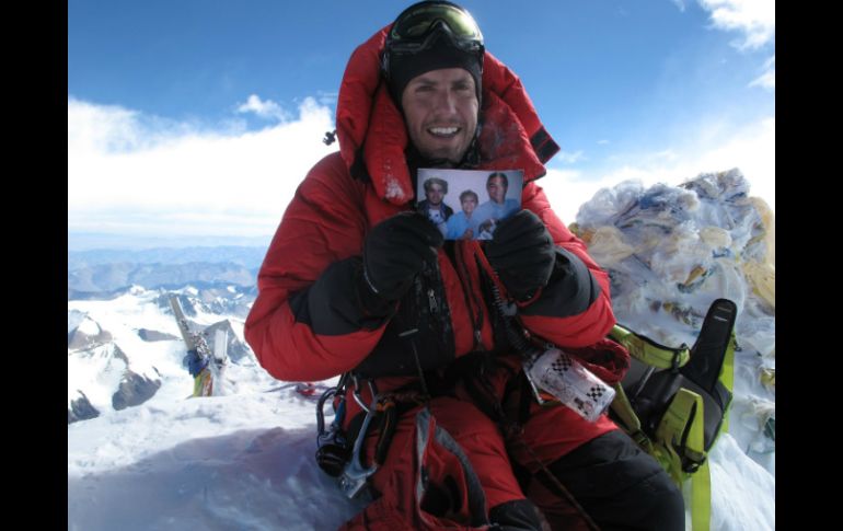 Esta es una foto que David compartió en su escalada del 11 de mayo. ESPECIAL /