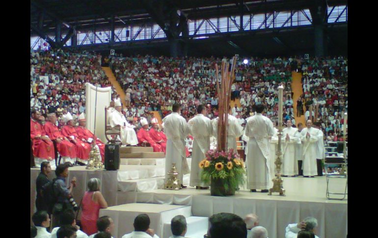 El evento se realizó en el Auditorio Benito Juárez.  /