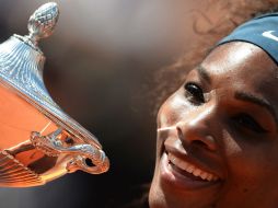 Con el triunfo en suelo romano, ''Serena Slam'' incrementa su buena racha, ya son 24 partidos consecutivos que gana. AFP /