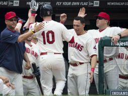 Los Indios de Cleveland superan a los Marineros con un marcador de 10-8. AFP /