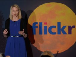 Marissa Meyer anuncia el relanzamiento de Flickr. AP /