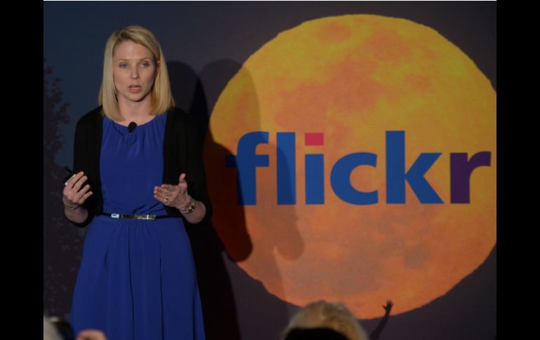 Marissa Meyer anuncia el relanzamiento de Flickr. AP /