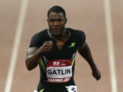 En la reunión oficial de la IAAF en China, Gatlin demuestra ser un corredor 'top'. AFP /