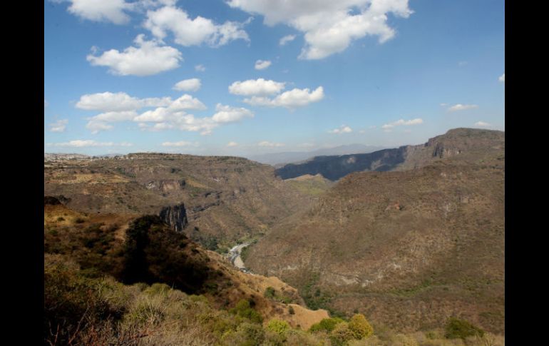 Según la Semadet, el Ejecutivo estatal está interesado en que la Barranca quede bajo protección de la Federación. ARCHIVO /