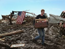 El tornado que debastó el suburbio de Moore registró vientos de entre 321 y 337 kilómetros por hora. AFP /