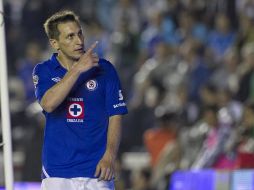 Christian Giménez espera ser el hombre clave de Cruz Azul en la final. NTX /