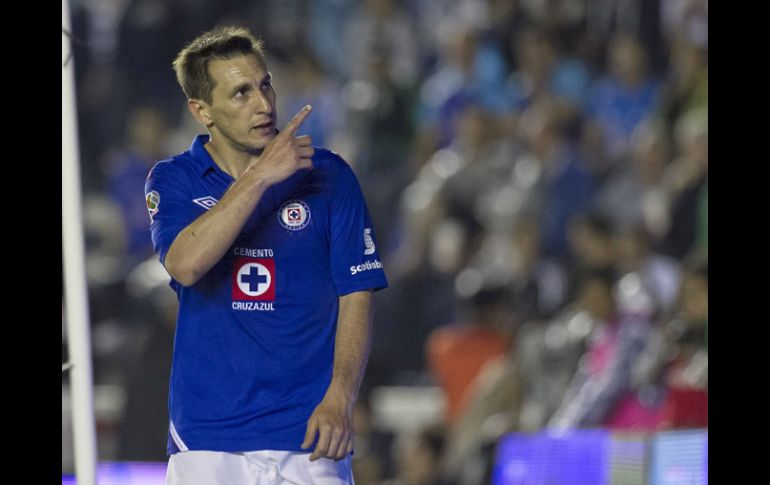 Christian Giménez espera ser el hombre clave de Cruz Azul en la final. NTX /