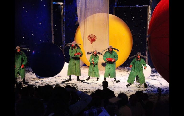 ''Slava's Snowshow'' este miércoles inició temporada en la Ciudad de México. NTX /