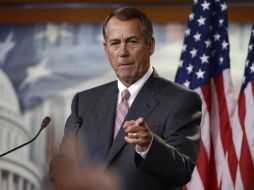 John Boehner emite el comunicado para realizar la nueva iniciativa de reforma. EFE /