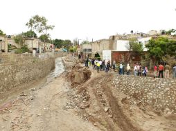 La colonia es un asentamiento sin planeación urbana, ya que está edificado cerca de arroyos. ARCHIVO /