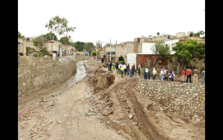 La colonia es un asentamiento sin planeación urbana, ya que está edificado cerca de arroyos. ARCHIVO /