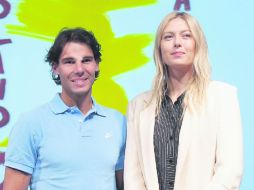 El zurdo de Manacor, Rafael Nadal, y la rusa Maria Sharapova, salen a defender sus coronas obtenidas la temporada anterior. AP /