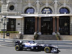 Pastor Maldonado (Williams) queda eliminado en la segunda ronda de la clasificación (Q2) para el Gran Premio de Mónaco. AFP /