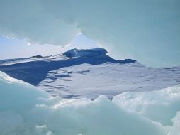 Lenarcic sacó fotos y midió los niveles de algunos elementos contaminantes que pueden tener un rol en el calentamiento climático. ESPECIAL /